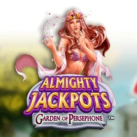 Almighty Jackpots: Garden of Persephone casino game by Novomatic – featured logo at Magicspins Casino