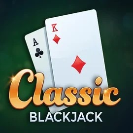 Classic Blackjack logo by Red Tiger Gaming Magicspins Casino