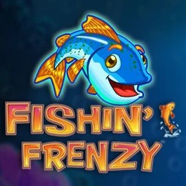 Fishin Frenzy slot logo by Blueprint Gaming at Magicspins CasinoFishin Frenzy