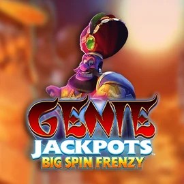 Genie Jackpots: Big Spin Frenzy online game logo by Blueprint Gaming on magicspins.eu.com