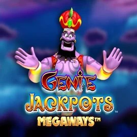 Logo of Genie Jackpots Megaways from Blueprint Gaming at Magicspins Casino