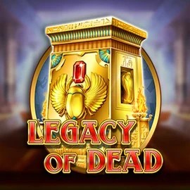 Logo of Legacy of Dead from Play'n GO at Magicspins Casino