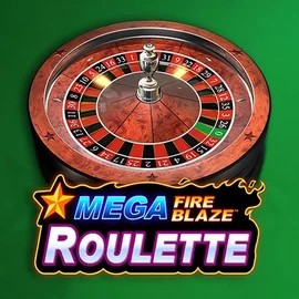 Mega Fire Blaze Roulette slot visual from Playtech available on magicspins.eu.com