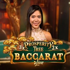 Prosperity Tree Baccarat logo – Live Casino by Evolution at Magicspins Casino