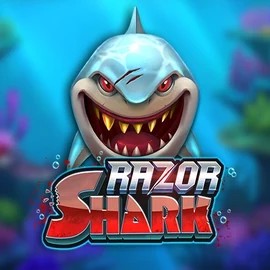 Logo of Razor Shark from Push Gaming at Magicspins Casino
