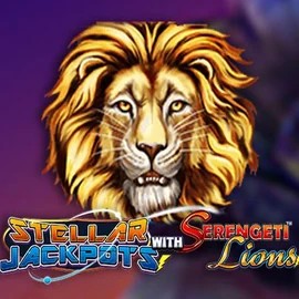 Stellar Jackpots with Serengeti Lions slot icon by Lightning Box Game, available at Magicspins Casino