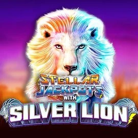 Stellar Jackpots with Silver Lion logo by Lightning Box Game Magicspins Casino