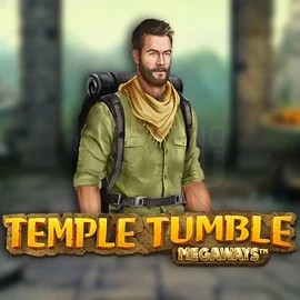 Logo of Temple Tumble Megaways from Relax Gaming at Magicspins Casino